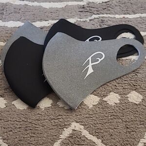 Size S Black and Grey Reusable Masks